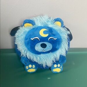 Squishable Blue Black Lunar Lion polyester fibers stuffed animal plushie